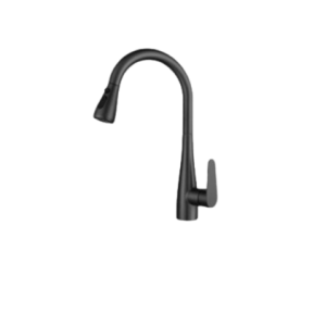 Pull-Out Black Sink Mixer 6016K