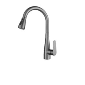 Pull-Out Grey Sink Mixer 6016H